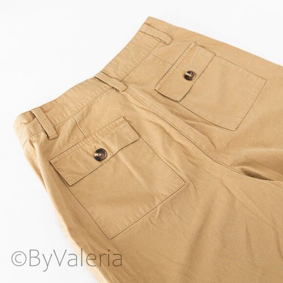 Zoe Kratzmann Collective Pants Tan 0 Minimalist Wide Leg Neutral Streetwear - Picture 3 of 15